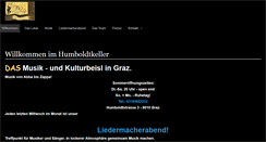 Desktop Screenshot of humboldtkeller.at